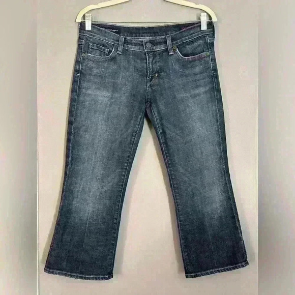 Citizens of Humanity Stretch Low Waist Cropped Jeans (439) - Picture 1 of 14